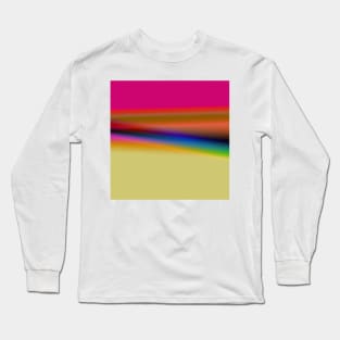 pink blue yellow texture art Long Sleeve T-Shirt